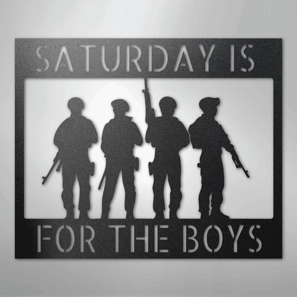 Custom Metal Wall Art - Personalized Soldier Name Sign