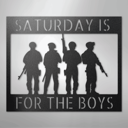 Custom Metal Wall Art - Personalized Soldier Name Sign