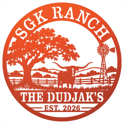 9475 - Custom Ranch Quote Orange