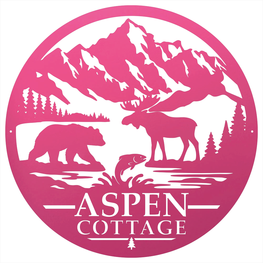 9568 - Mountain Sign Pink