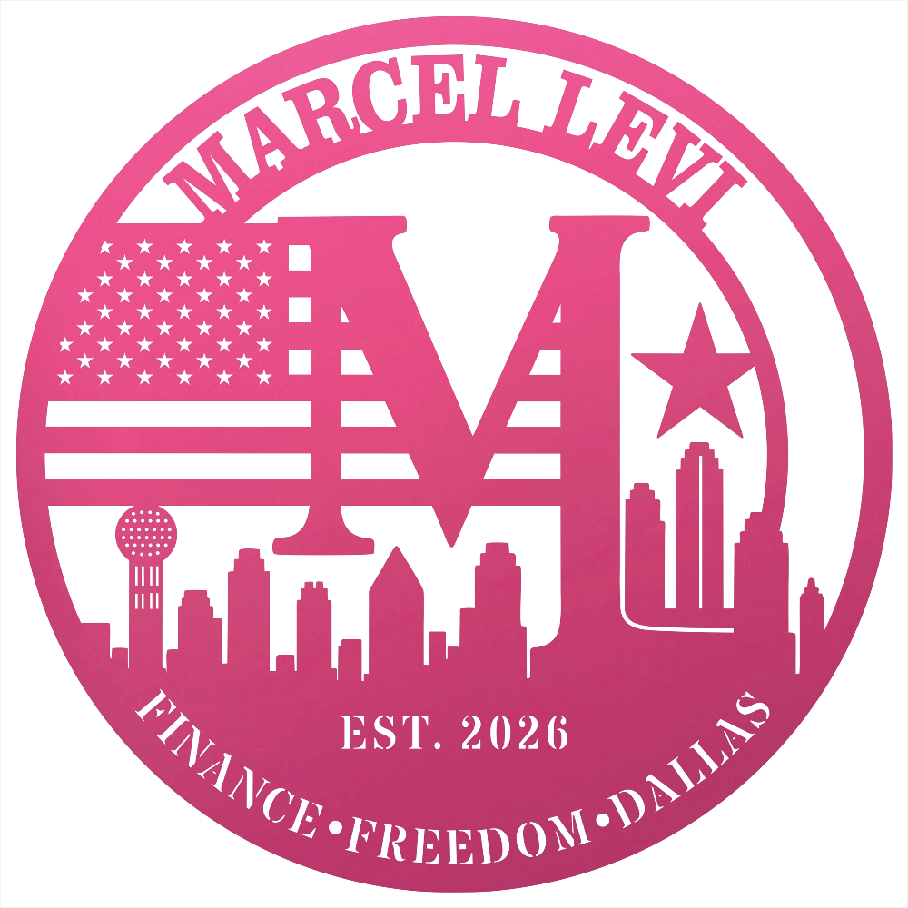 9118 - Dallas Skyline Monogram Metal Wall Art Pink