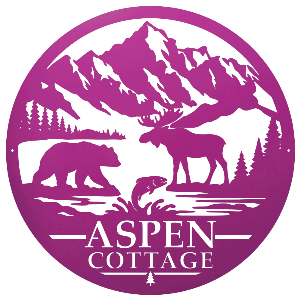 9568 - Mountain Sign Purple