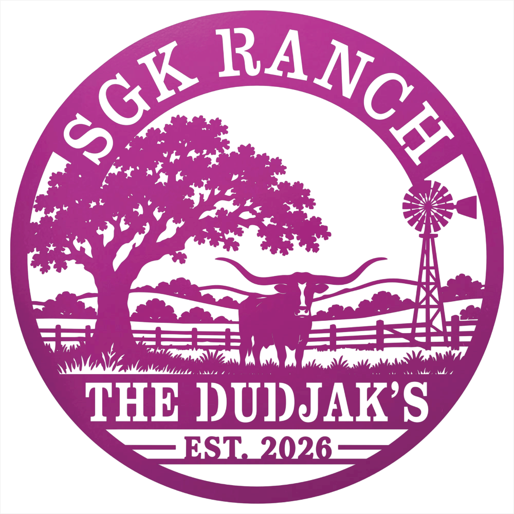 9475 - Custom Ranch Quote Purple