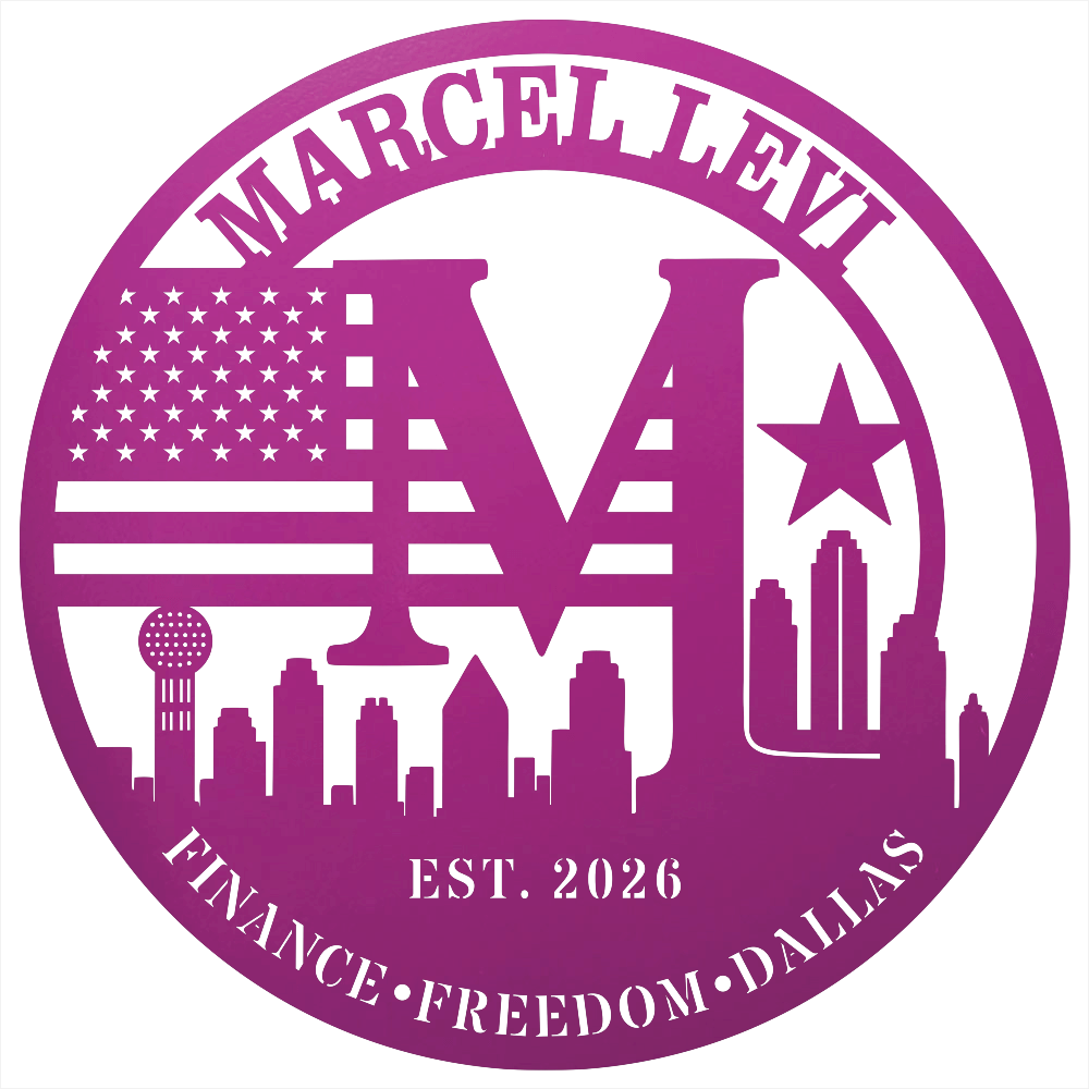 9118 - Dallas Skyline Monogram Metal Wall Art Purple