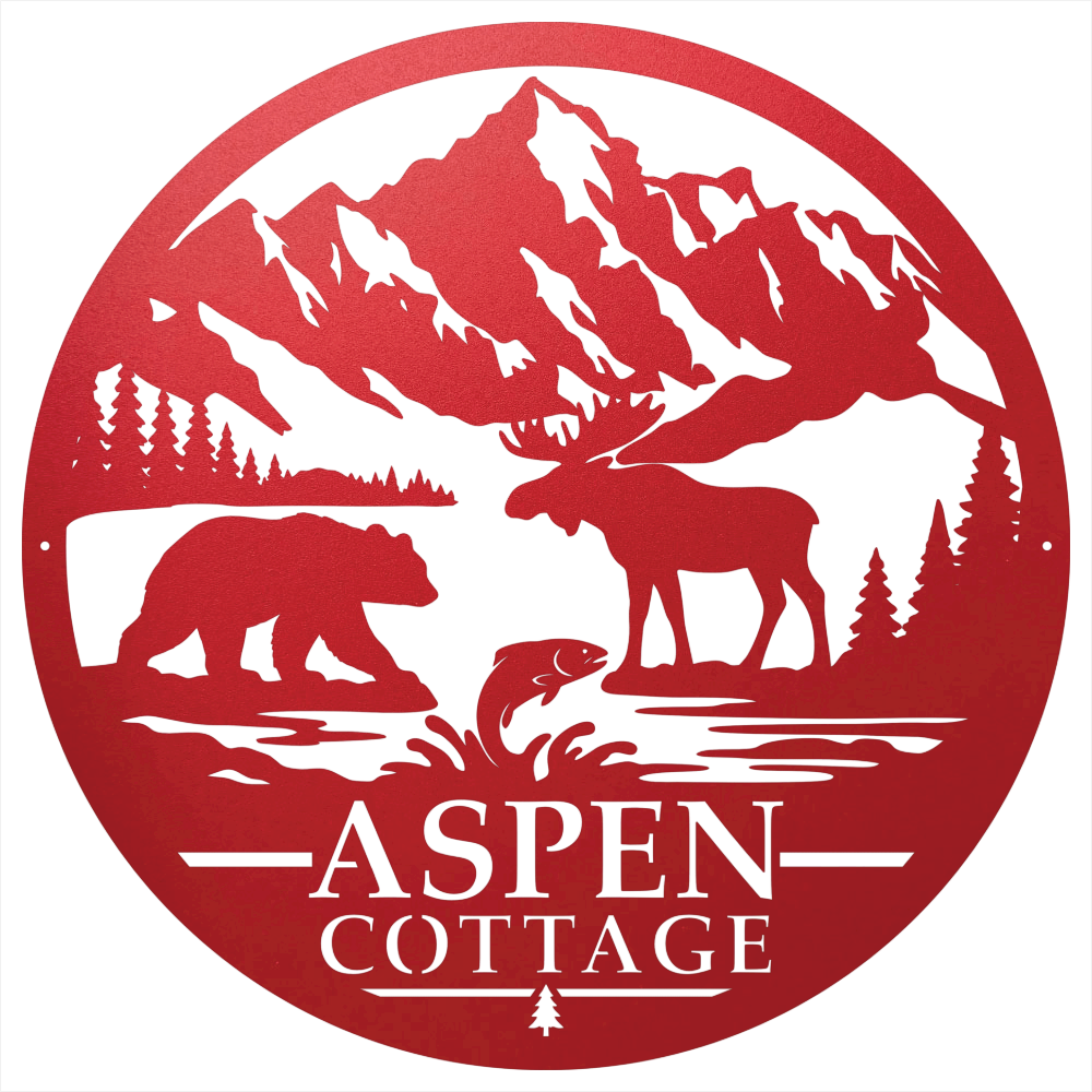 9568 - Mountain Sign Red