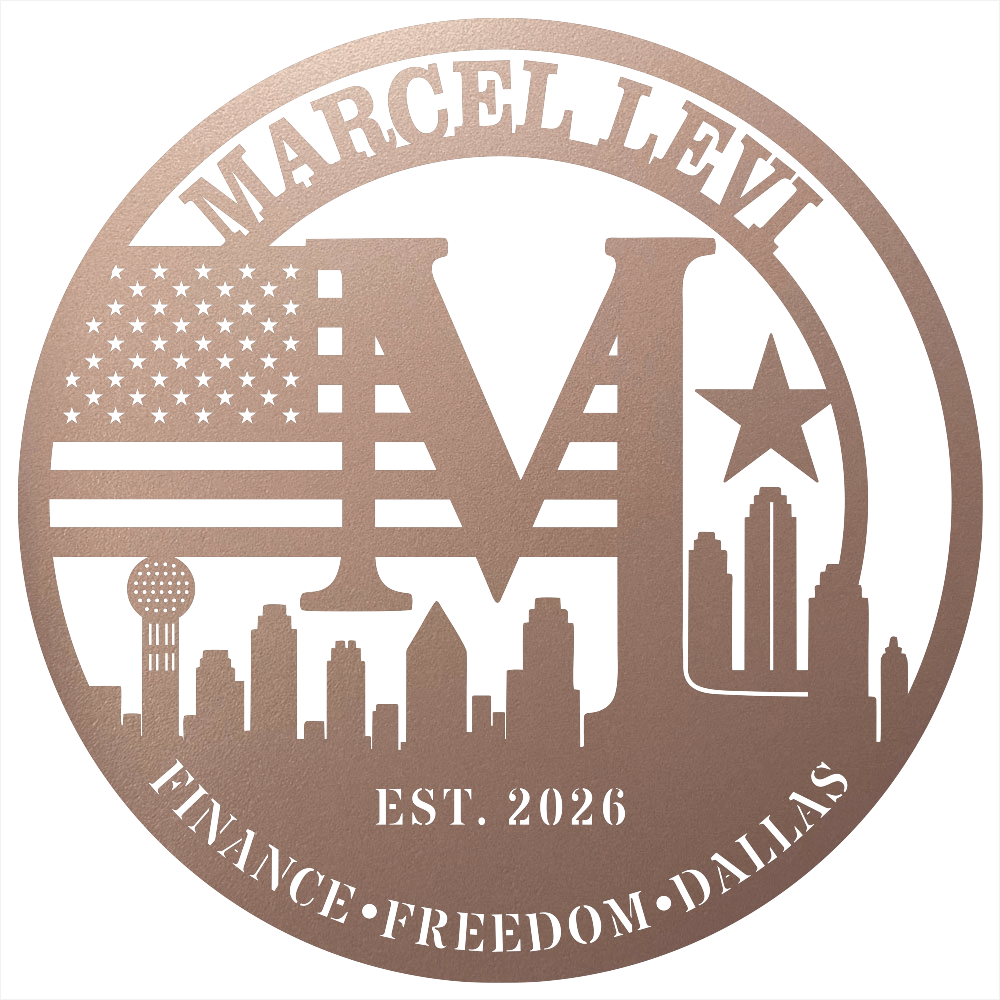 9118 - Dallas Skyline Monogram Metal Wall Art Rose
