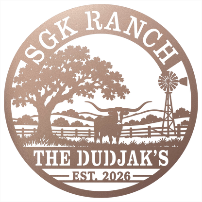 9475 - Custom Ranch Quote Rose