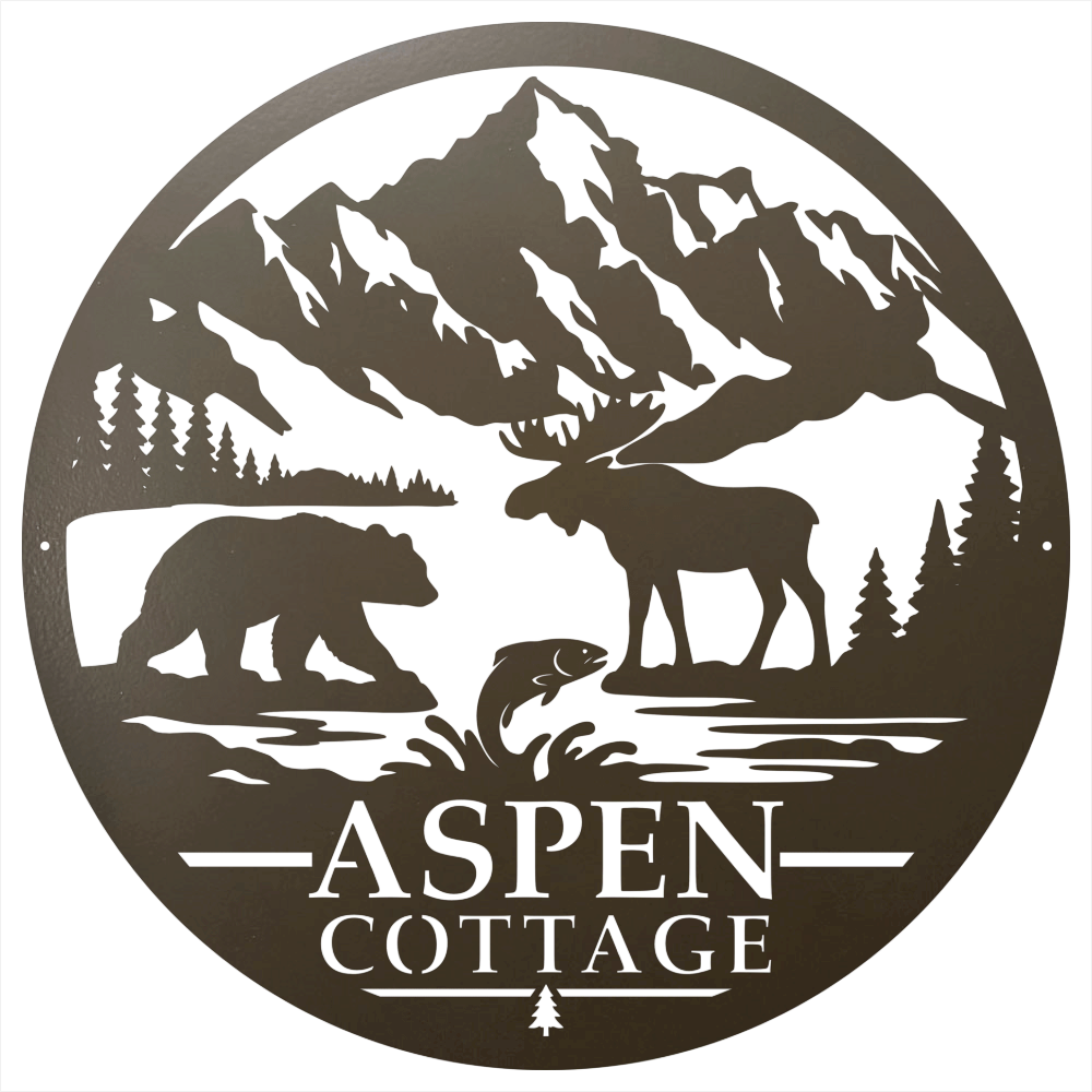 9568 - Mountain Sign Stone