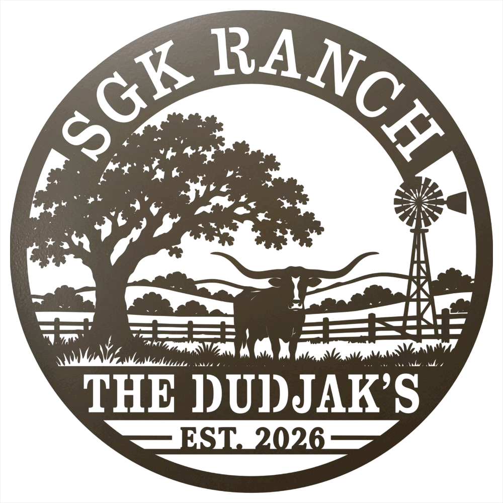 9475 - Custom Ranch Quote Stone