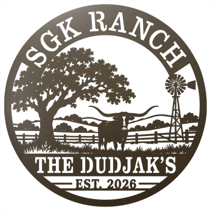 9475 - Custom Ranch Quote Stone