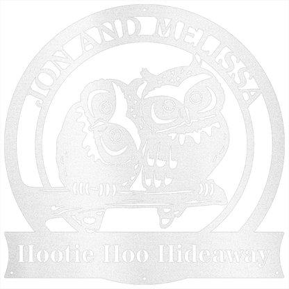 Hootie Hoo - Custom Quote Steel Wall Decor