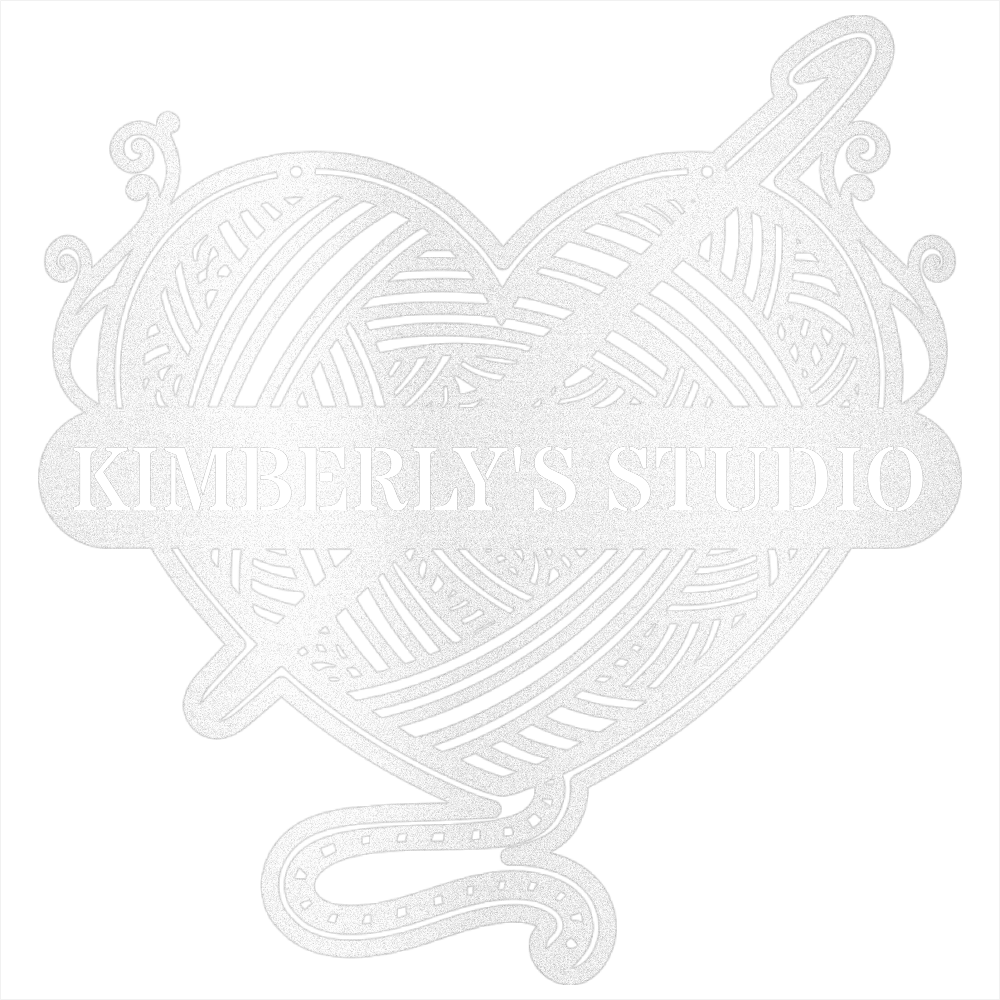Ball of Yarn & Hook – Custom Metal Sign for Crochet Lovers