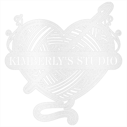 Ball of Yarn & Hook – Custom Metal Sign for Crochet Lovers