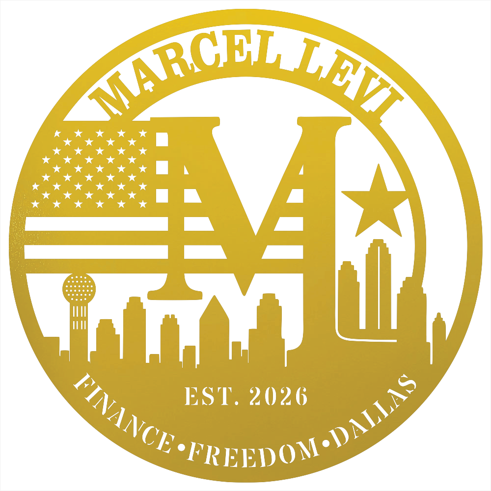 9118 - Dallas Skyline Monogram Metal Wall Art Yellow