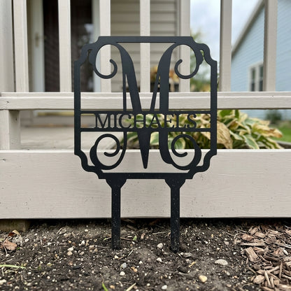 Custom Metal Yard Art - Personalized Garden Stake
