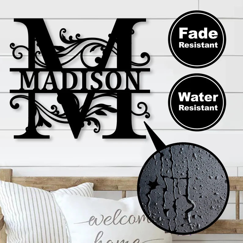 Custom Metal Wall Art - Personalized Anniversary Sign