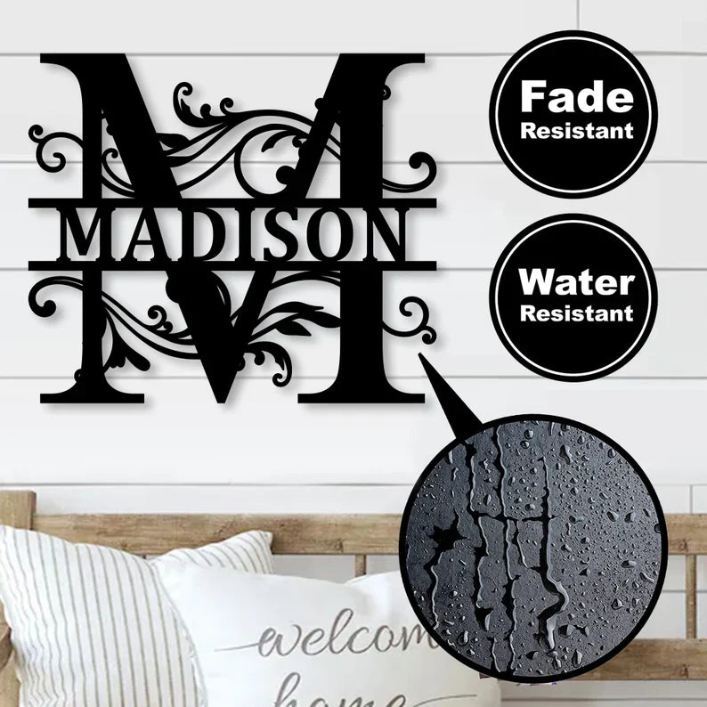 Custom Metal Wall Art - Personalized Sewing Sign
