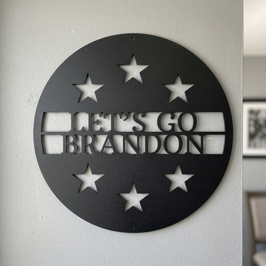 Custom Metal Wall Art - Personalized Patriotic Sign