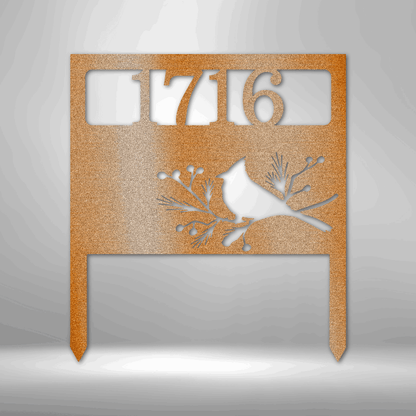 Bird Yard Personalized Gifts - Custom Metal Sign Copper