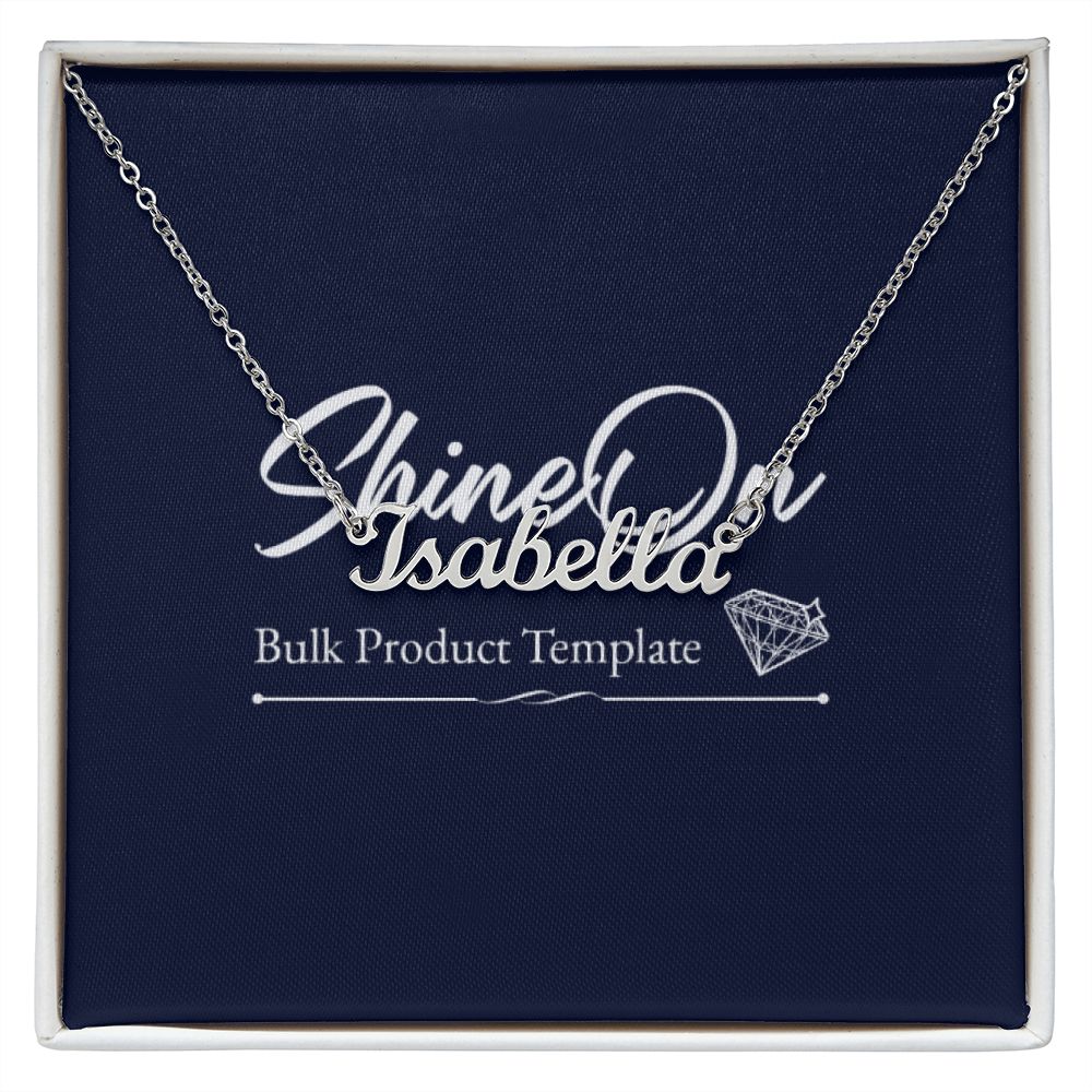 Custom Name Necklace - Precious Engraved
