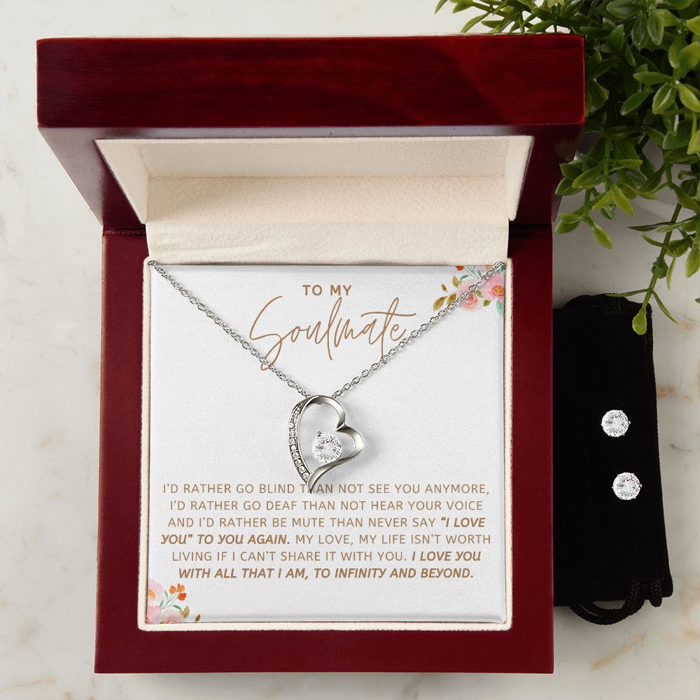 I Love You With All That I Am Gift For Soulmate Forever Love Necklace - Precious Engraved