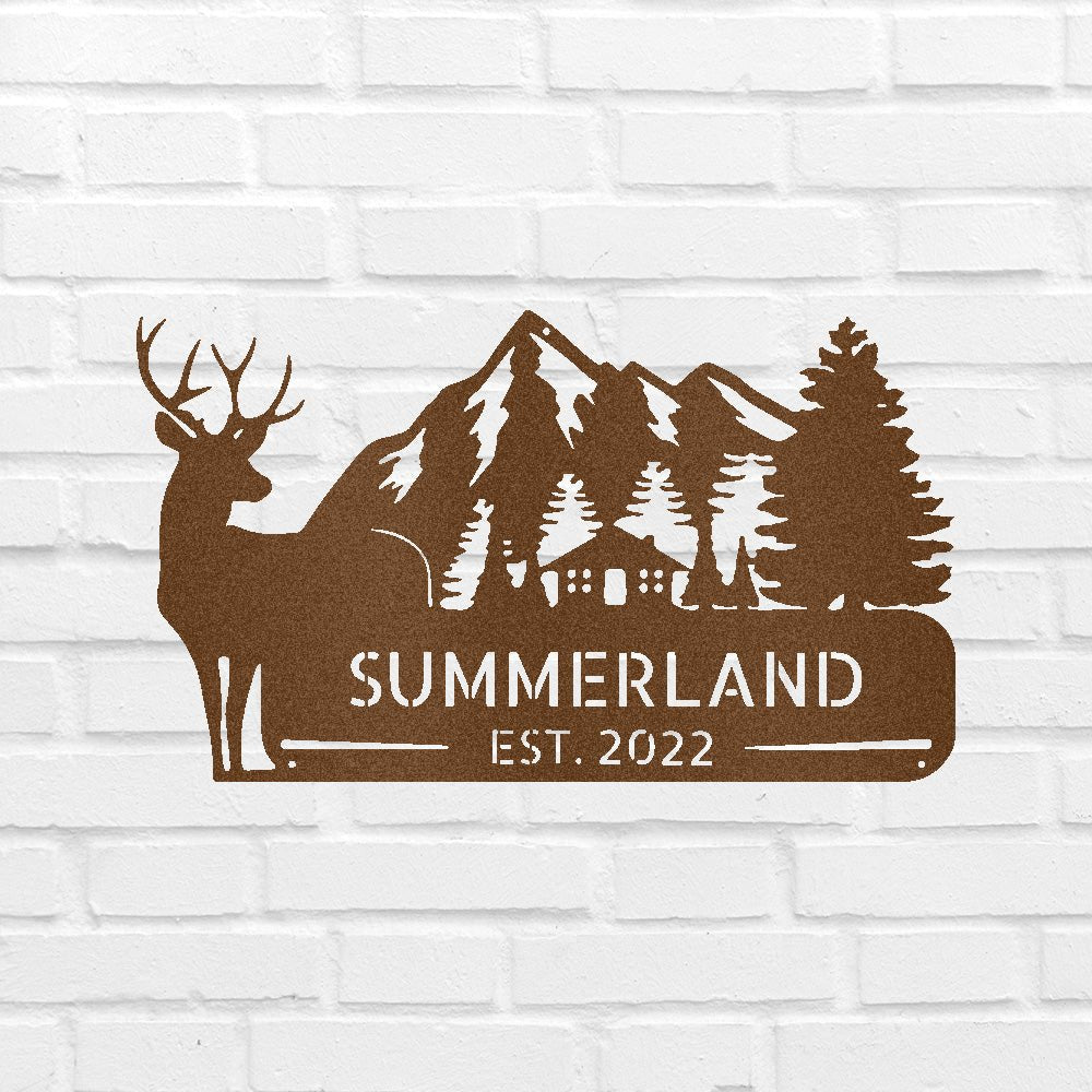 Custom Metal Wall Art - Personalized Farmhouse Sign