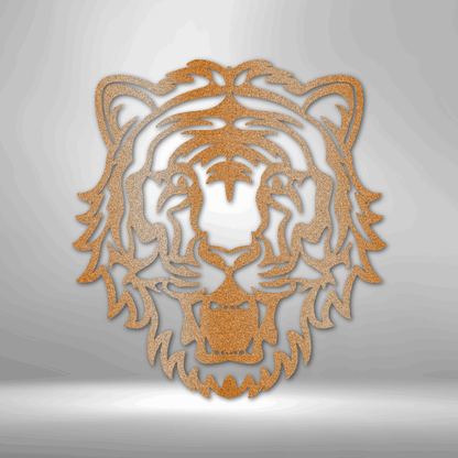 Metal Wall Art - Tiger Sign