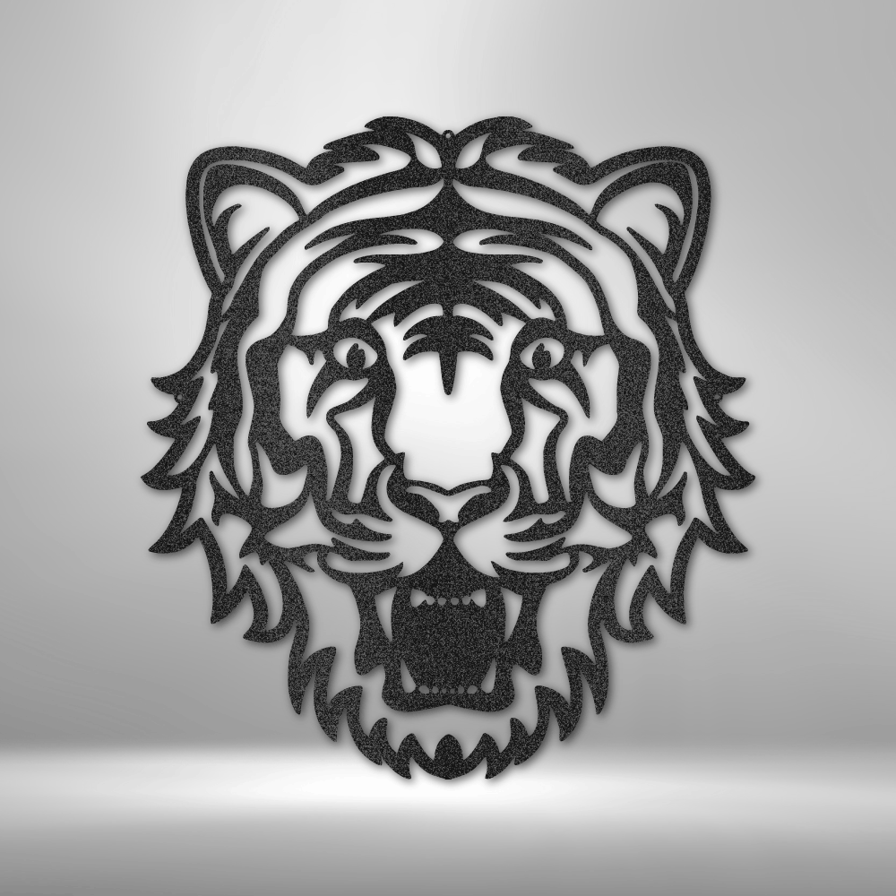 Metal Sign Wall Art, Eye of the Tiger - Precious Engraved