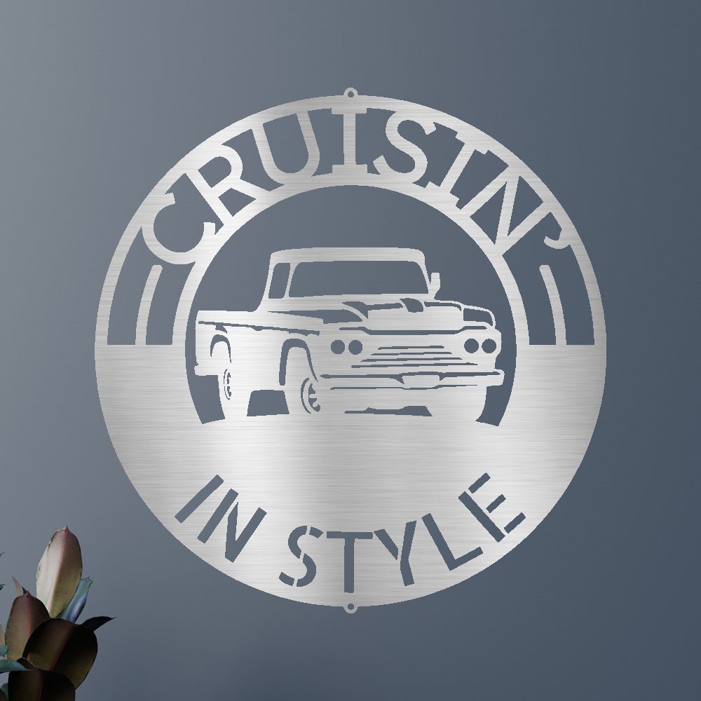 Custom Metal Wall Art - Personalized Truck Sign