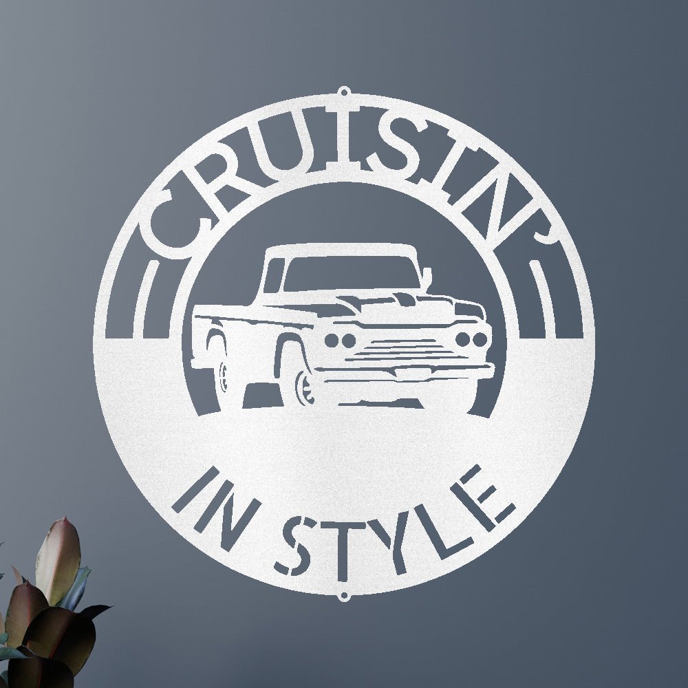 Custom Metal Wall Art - Personalized Truck Sign