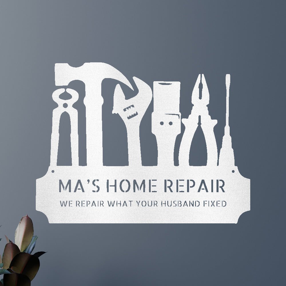 Custom Metal Wall Art - Personalized Workshop Sign