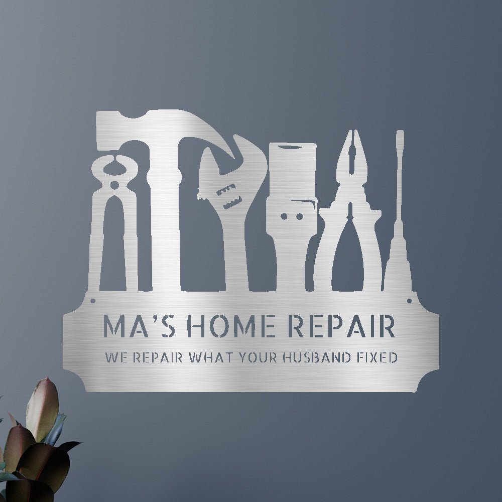 Custom Metal Wall Art - Personalized Workshop Sign