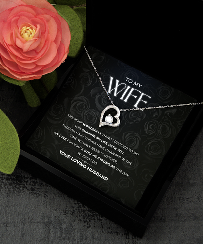 Sharing My Life With You Wife Gift From Husband Necklace