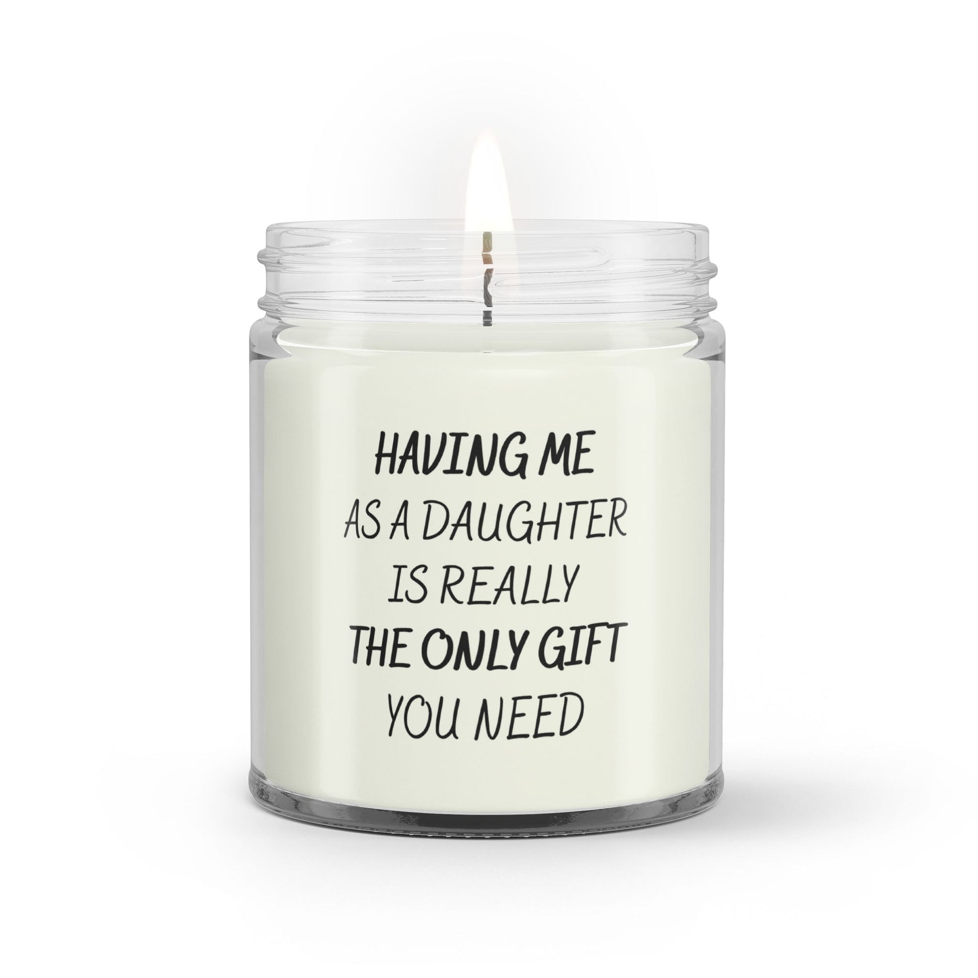 Mother's Day Father's Day Gifts From Daughter Soy Wax Candle – Precious  Engraved