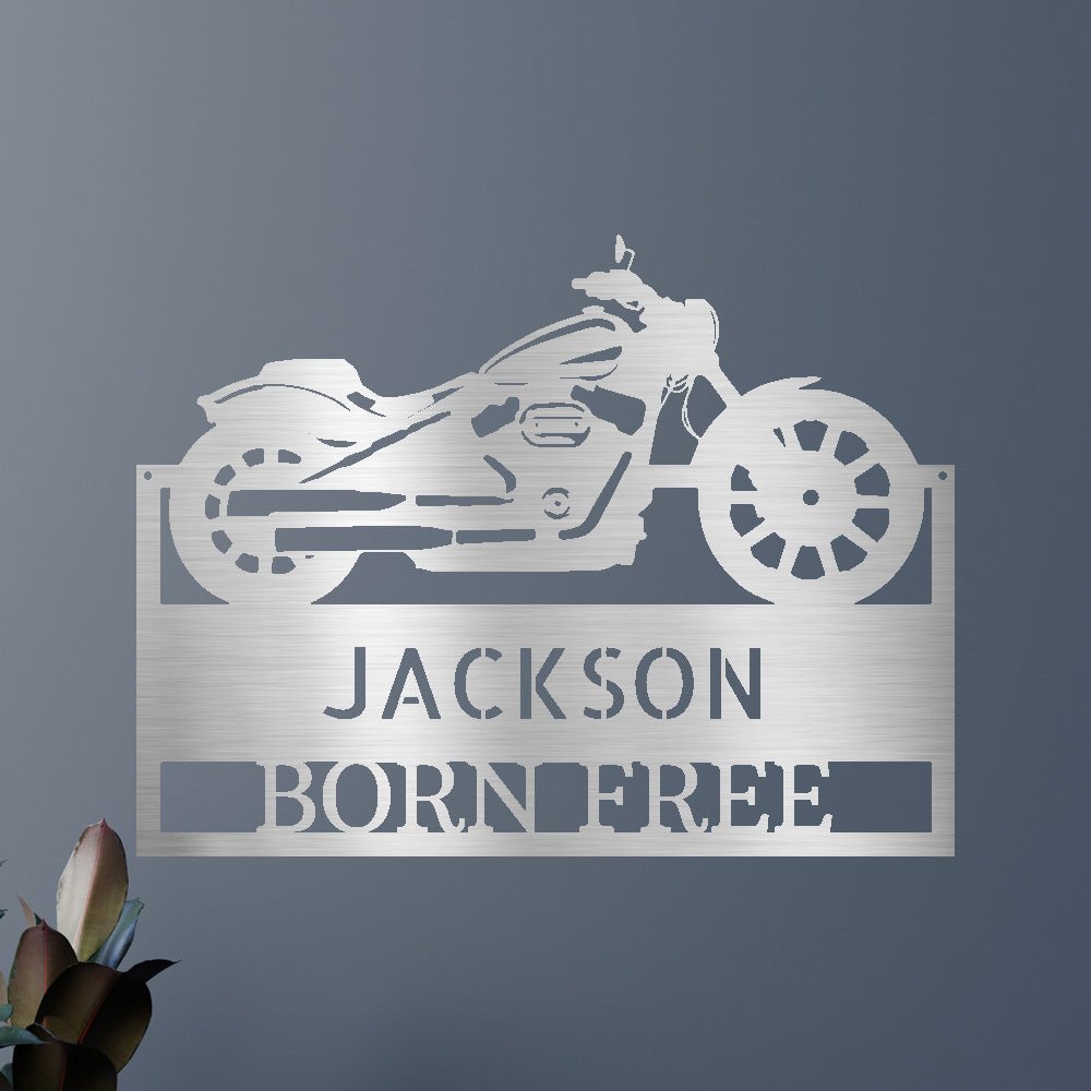 Motorcycle Metal Decor For Wall Metal Signs - Precious Engraved