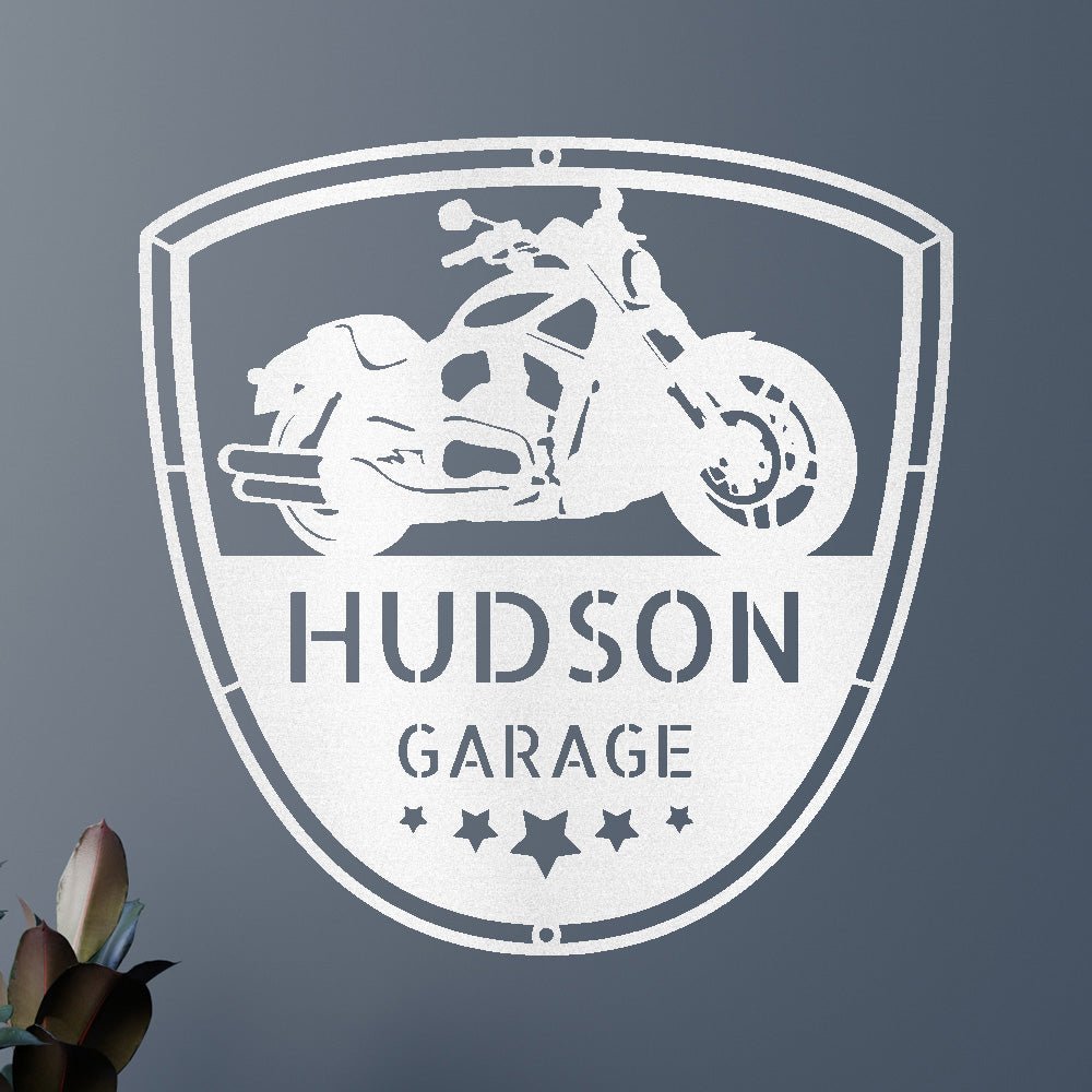 Motorcycle Metal Name Signs Home Decor - Precious Engraved