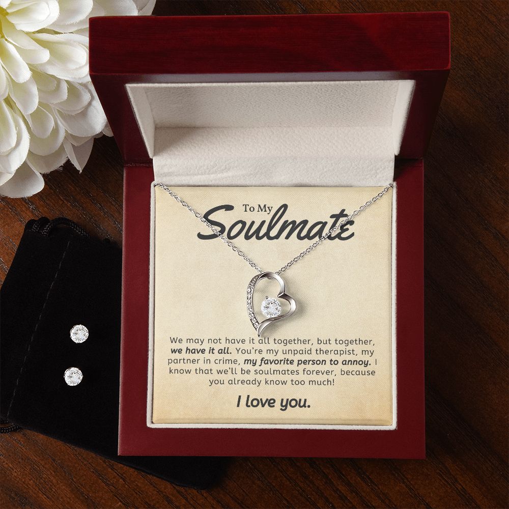My Favourite Person To Annoy Gift For Soulmate Forever Love Necklace - Precious Engraved