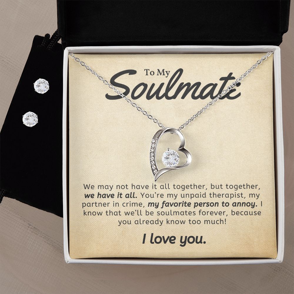 My Favourite Person To Annoy Gift For Soulmate Forever Love Necklace - Precious Engraved