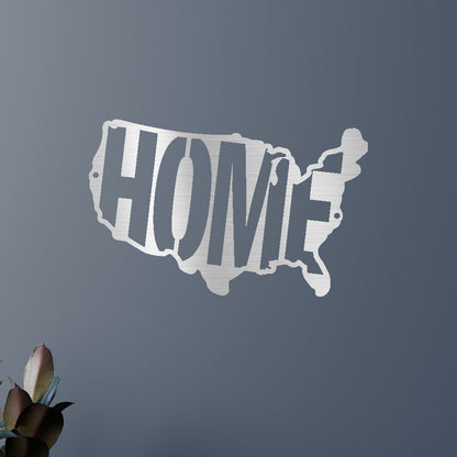 Metal Wall Art - American Patriotic Home Sign