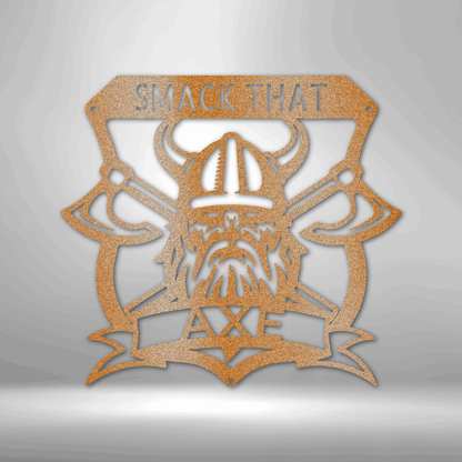 Battle Axe Plaque Personalized Gifts - Custom Metal Sign Copper