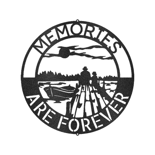 Bonding Family Personalized Gifts - Custom Metal Sign Black