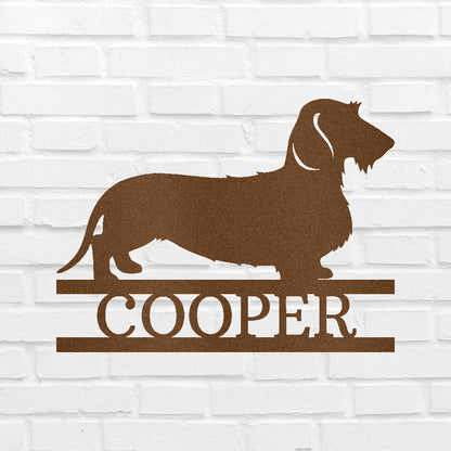 Dachshund Personalized Gifts - Custom Metal Sign Copper