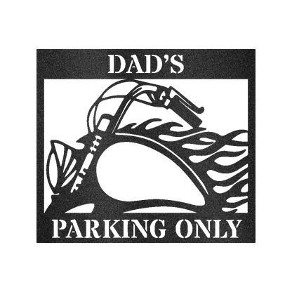 Hog Parking Personalized Gifts - Custom Metal Sign Black