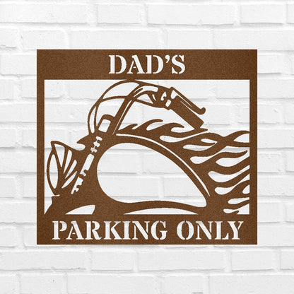 Hog Parking Personalized Gifts - Custom Metal Sign Copper