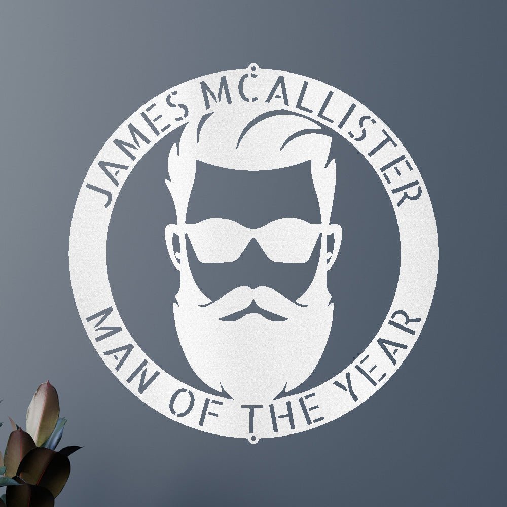 Custom Metal Wall Art - Personalized Man Cave Sign