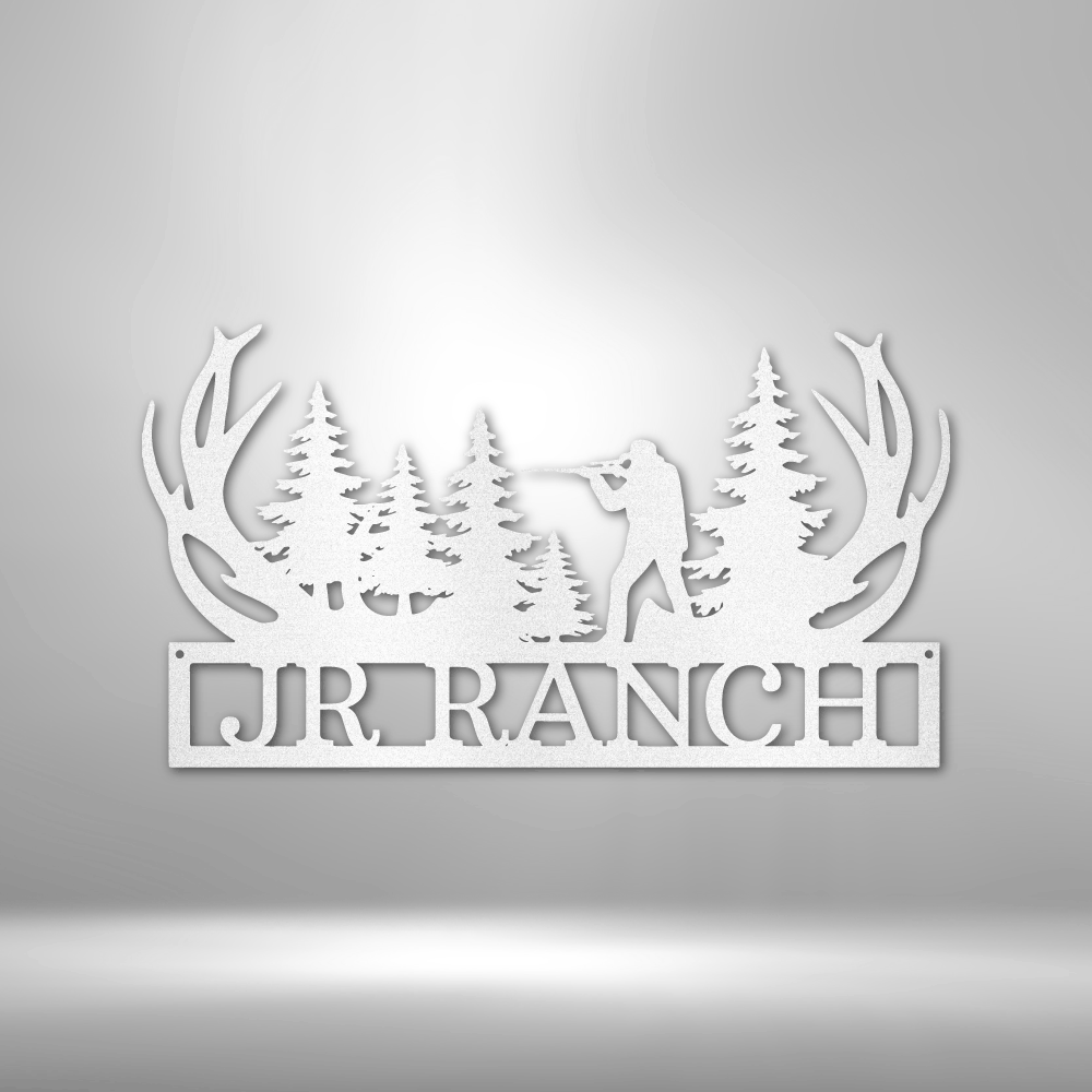 Custom Metal Wall Art - Personalized Hunting Sign