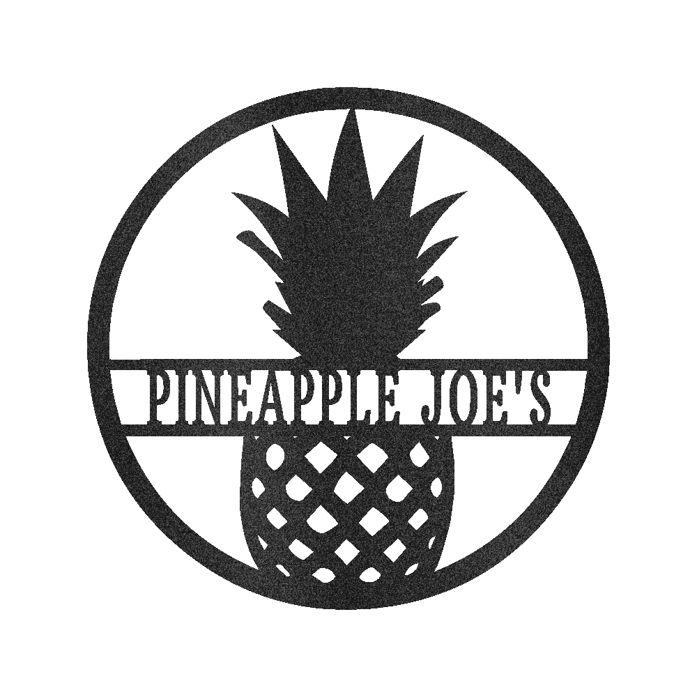 Personalized Pineapple Sign, Metal Wall Art, Housewarming Gift - Precious Engraved