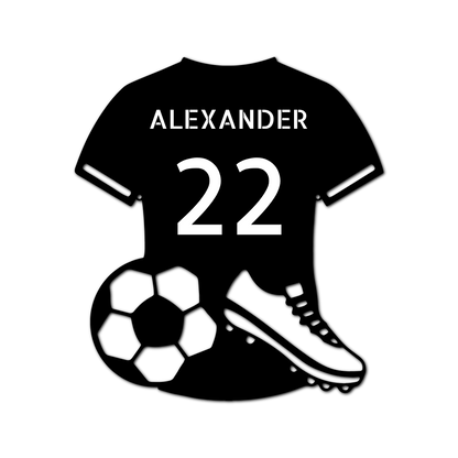 Soccer Jersey Personalized Gifts - Custom Metal Sign