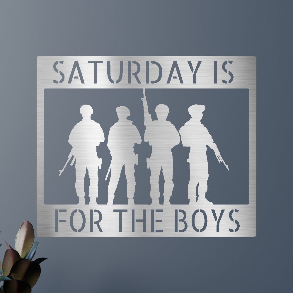 Personalized Soldier Monogram Custom Metal Wall Art Classic Metal Sign - Precious Engraved