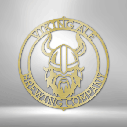 Viking Ring Personalized Gifts - Custom Metal Sign Gold